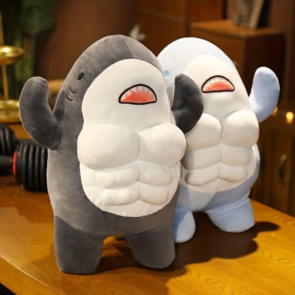 45cm soft plush shark toy, perfect ocean-themed gift for kids on birthdays or Valentine's Day