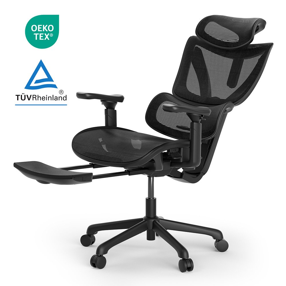Chaise de bureau gaming ACGAM CG-5245M avec repose-pieds