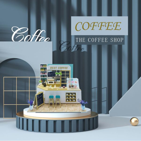 DIY Wooden Doll House Miniature With Furniture Kit Coffee Shop Model Dollhouse Assembly Toys for Children Christmas Gift Casa

Handcrafted wooden dollhouse miniature featuring a coffee shop model with furniture kit, perfect as a children's assembly toy or Christmas gift