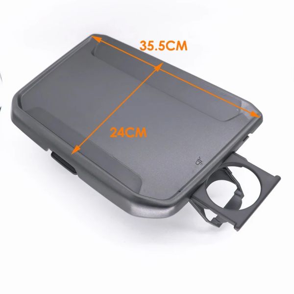 Rear cup holder table for VW Touran L rear seats, compatible with 2016-2024 models, part numbers 5TD881862 and 5TD881861