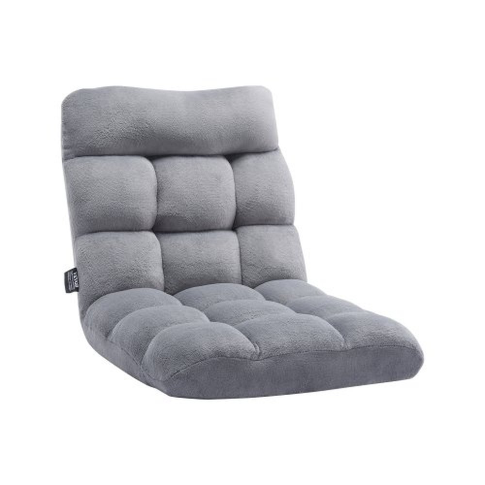 VEVOR Floor Chair, Recycled Foam Folding Sofa Chair with 14 Adjustable Positions, Multifunctional Floor Chair with Back Support Ideal for Sleeping Rea