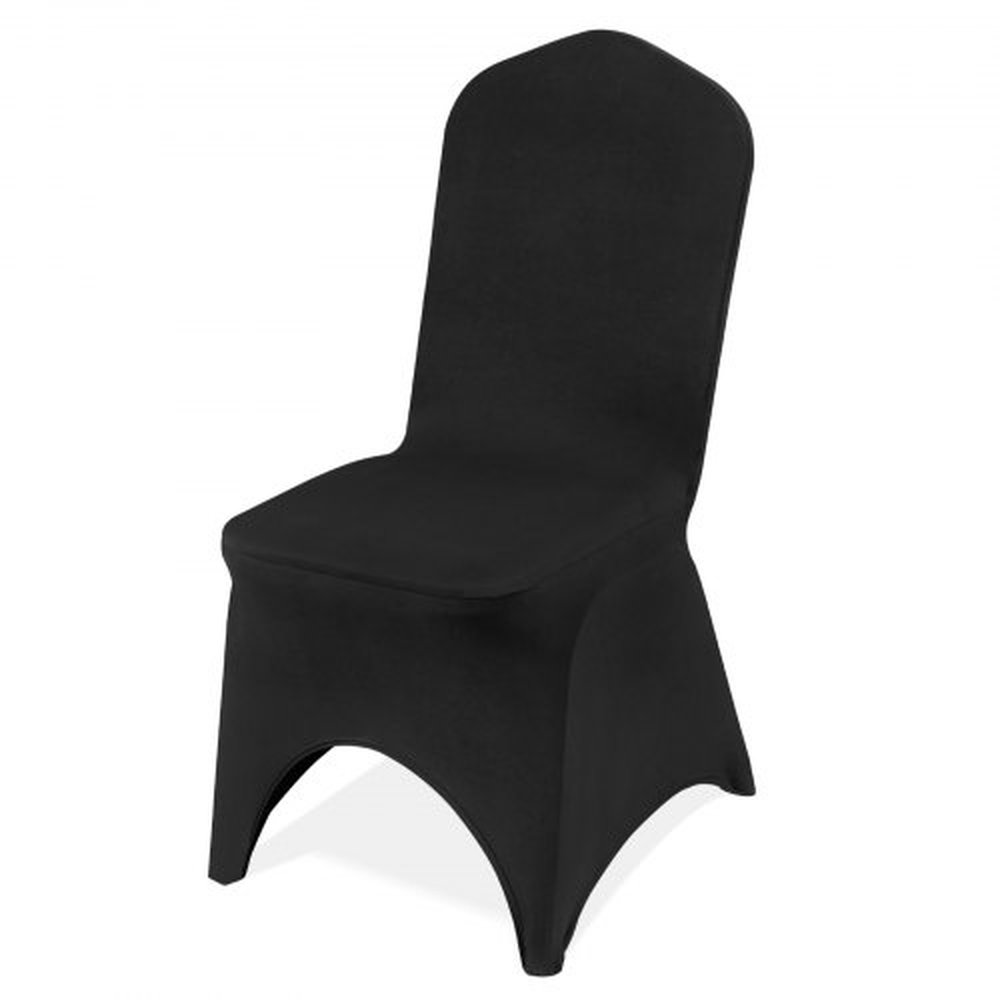 VEVOR Stretch Spandex Folding Chair Covers, Universal Fitted Arched Front Cover, Removable Washable Protective Slipcovers, for Wedding, Holiday, Banqu