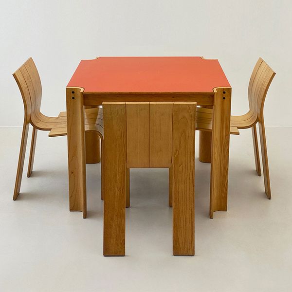Wabi-sabi inspired wind chair with curved back, retro rattan and solid wood dining or study chair for home