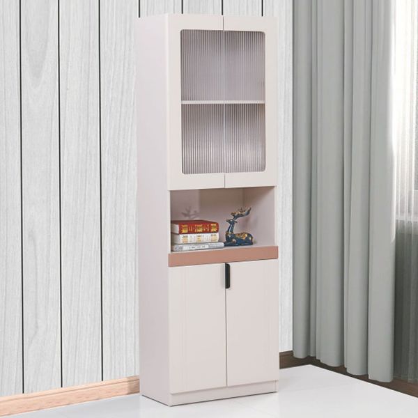 Wooden desk with grain pattern, combined bookcase and desk, computer desk with built-in bookcase, student writing desk, kids' study table, office work desk